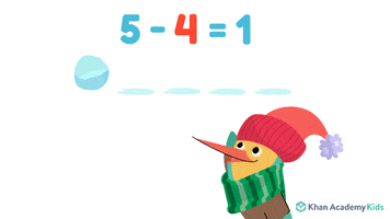 Number 5 Winter GIF by Khan Academy Kids