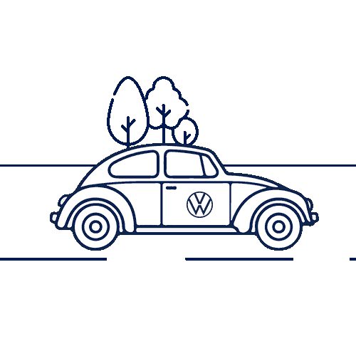 Volkswagen Vochito Sticker by Agencia_QRTL