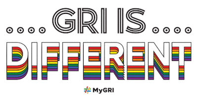 Rainbow Pride Sticker by GRI Club