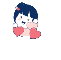 Heart Wink Sticker by Skin Cupid