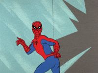 spiderman shooting web gif