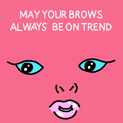 Laura Brows Sticker for iOS & Android