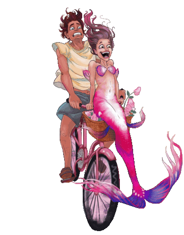 Little Mermaid Love Sticker by Mermaid Jules
