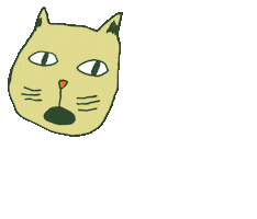 Cat Sticker by courtney hassmann