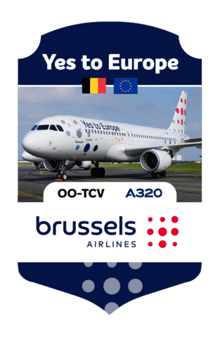 Brussels Airlines Sticker by Lufthansa Group Communications