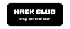 Hacker Coding Sticker by Hack Club