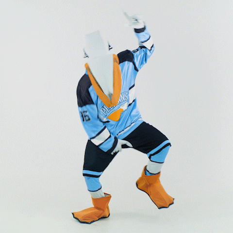 PelicansFi sports hockey mascot ice hockey GIF