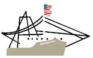 Midnight Our Seafood Sticker