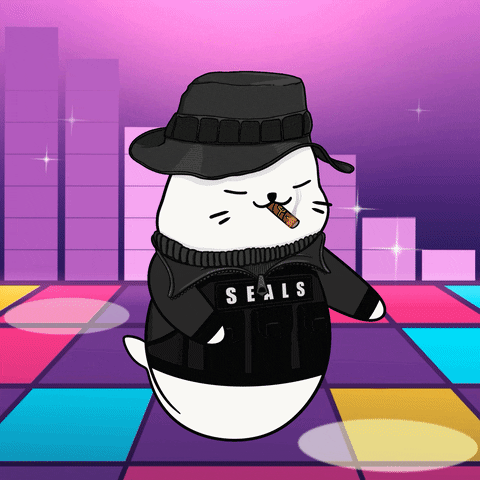 1 Of 1 Dancing GIF by Sappy Seals Community
