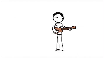 Guitar Pain GIF by ODE Willie's Funky Bunch