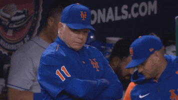 Buck Showalter GIF by New York Mets