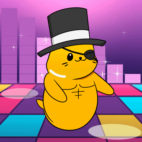 Top Hat Dancing GIF by Sappy Seals Community