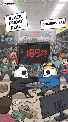 Black Friday Fight GIF by Pandu Pandas
