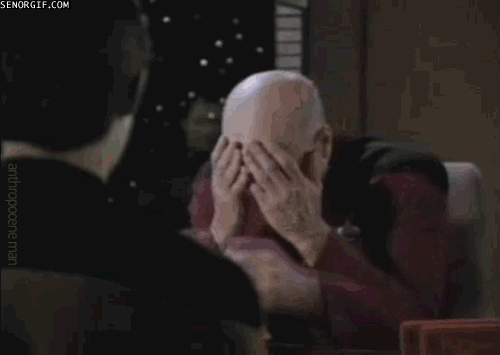 Star Trek Facepalm GIF by Cheezburger