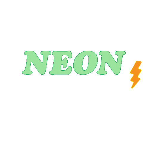Green Neon Sticker by Neon Fun Club