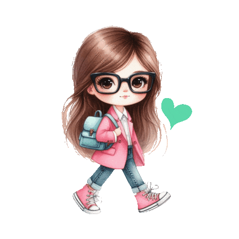 Girl Sticker