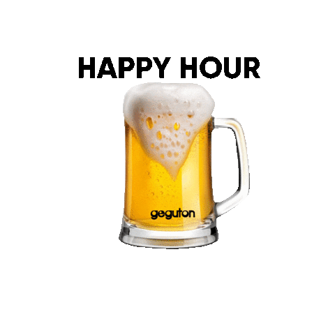 Happy Hour Beer Sticker by Geguton