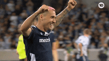 Happy Melbourne Victory GIF by Football Australia
