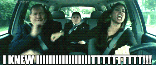 Freaking Out Modern Family GIF