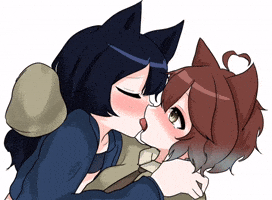Yuri Kiss GIF