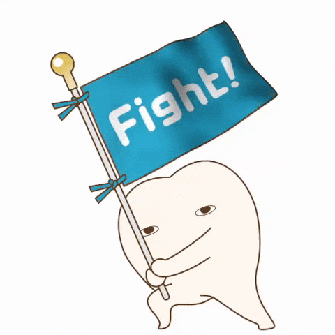 Fight Flag GIF by dental_sozai