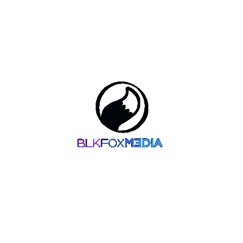 Blk Fox Media Sticker