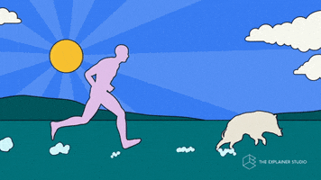 Animation Running GIF by The Explainer Studio