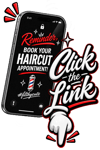 Book Now Click The Link Sticker by FilthiesBarbershop
