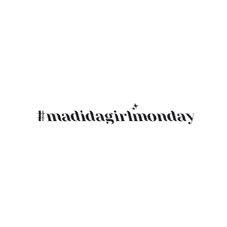 Monday Sticker by MadidaClothing