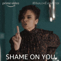 Shame Finger Wag GIF by Harlem