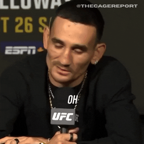 Tune In Max Holloway GIF by The Cage Report