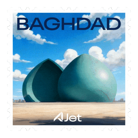 Baghdad Sticker by AJet