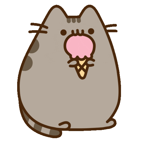 Shake Eating Sticker by Pusheen for iOS & Android | GIPHY