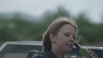 Mia Goth Drinking GIF by NEON