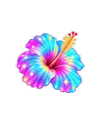 Rainbow Flower Sticker
