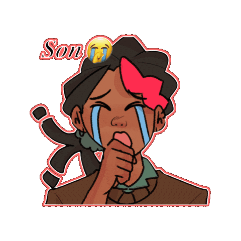 Oh My Gosh Help Sticker by Cabblow Studios