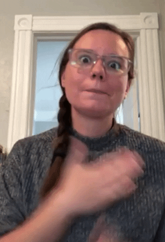 American Sign Language Please GIF by CSDRMS