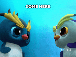 Penguin Hugs GIF by YooHoo to the Rescue