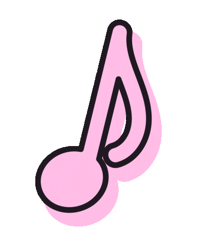 Music Note Beat Sticker by The Ladies Edge