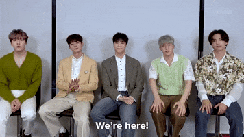 Here We Are K-Pop GIF by BuzzFeed