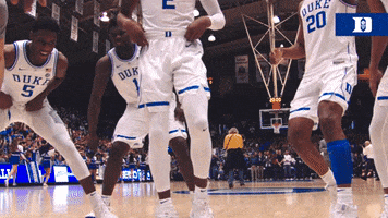 college basketball teamwork GIF by Duke Men's Basketball