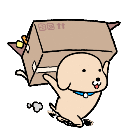 Dog Shopping Sticker by namsee