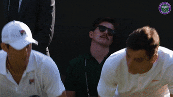 sunglasses head roll GIF by Wimbledon