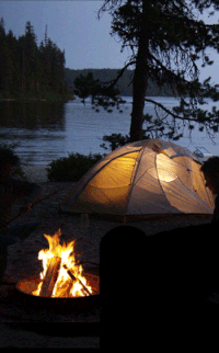 Camping Tent GIFs - Get the best GIF on GIPHY