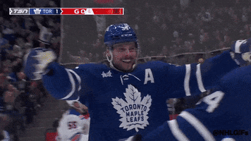 Happy Toronto Maple Leafs GIF by NHL