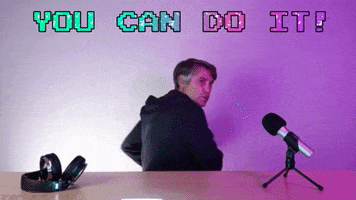 Podcasting You Can Do It GIF by Buzzsprout