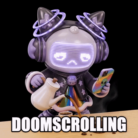 Scrolling Social Media GIF by Super Studios (Community)