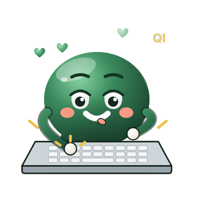 Typing Working Sticker by Indicai