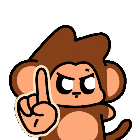 Monkey No Sticker