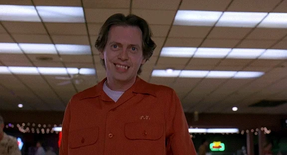 Happy Steve Buscemi GIF